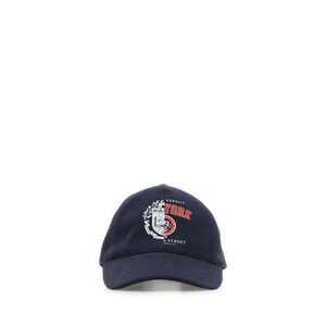 A.P.C. Men Denim Blue Cotton A.P.C. X Marc Jacobs Baseball Cap